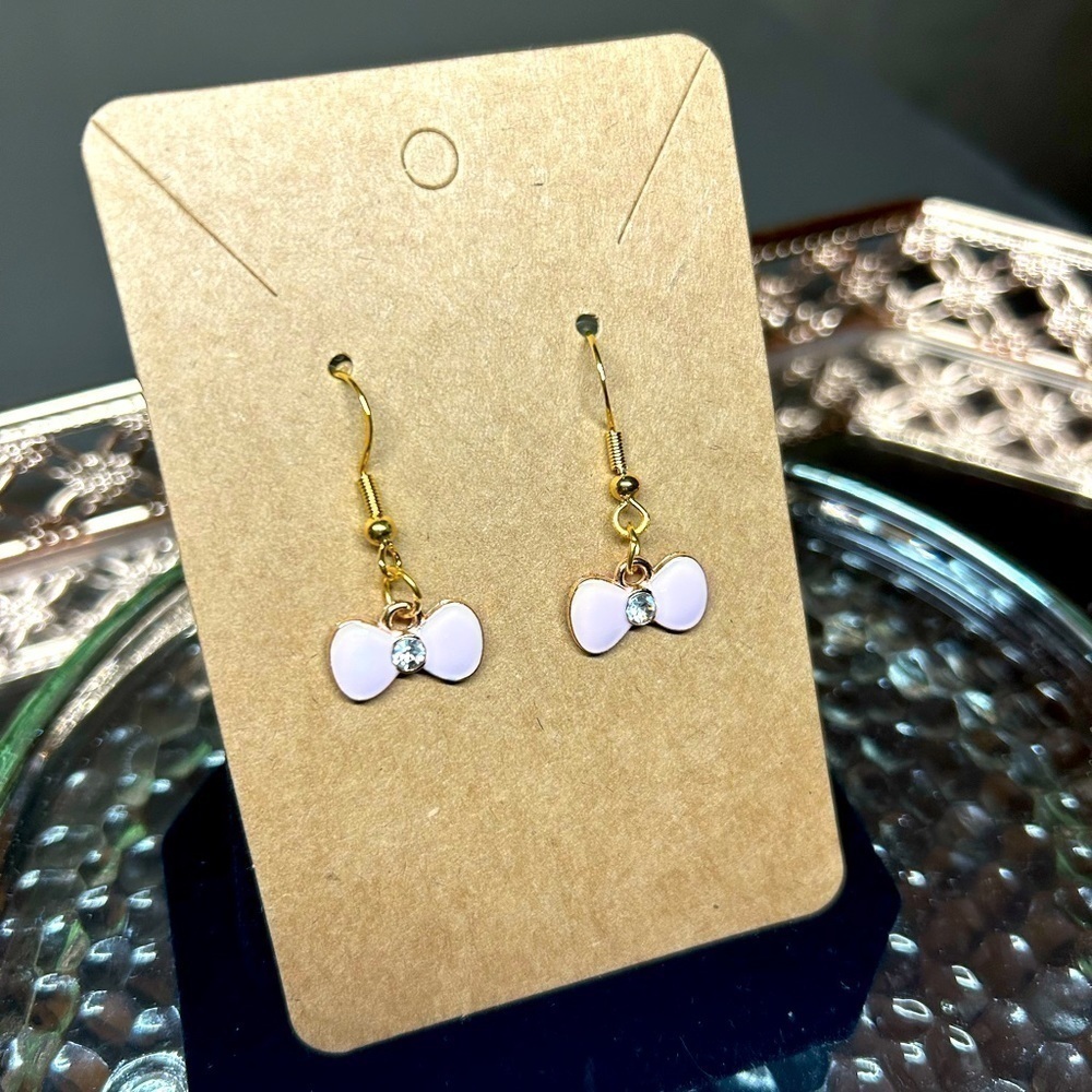 🎀Pink Bow Earrings